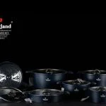 سرویس قابلمه گرانیت راکلند 15 پارچه سورمه ای
